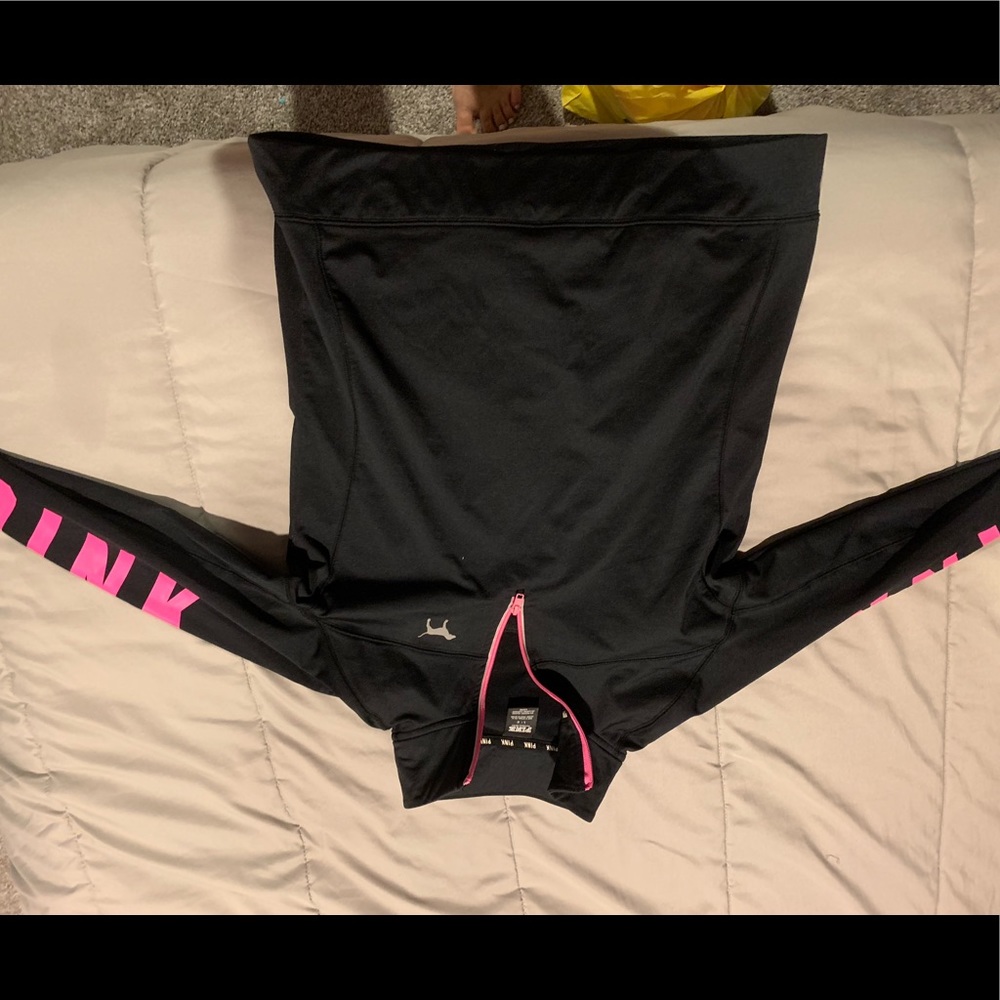 Pink running sweatshirt